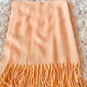 Peach Pashmina Scarf